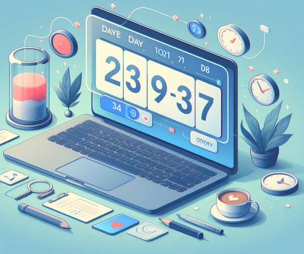 date countdown website widget