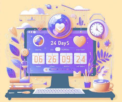 wallpaper datecount